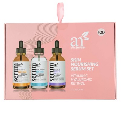 artnaturals Tis the Season Skin Nourishing Serums Gift Set - 3ct