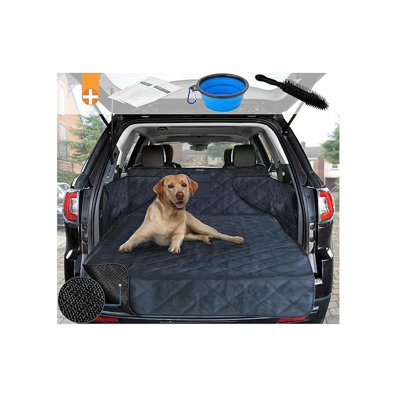 Smartpeas Dog Seat Cover Car Boot Protection for Every Car - Black, 2 of 4