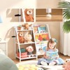 FONTOI Kids Bookshelf for Kids Rooms, Bookcase Toy Organizer Toddler Nursery Book Shelves - 3 of 4