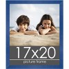 PosterPalooza | Classic Modern Blue Picture Frame - UV Acrylic, Foam Board Backing, Hanging Hardware - 2 of 4