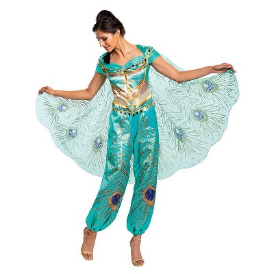 Womens Disney Aladdin Jasmine Deluxe Costume - Small - Blue : Target