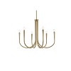Elegant Lighting Layne 30 inch chandelier in Gold - 3 of 4