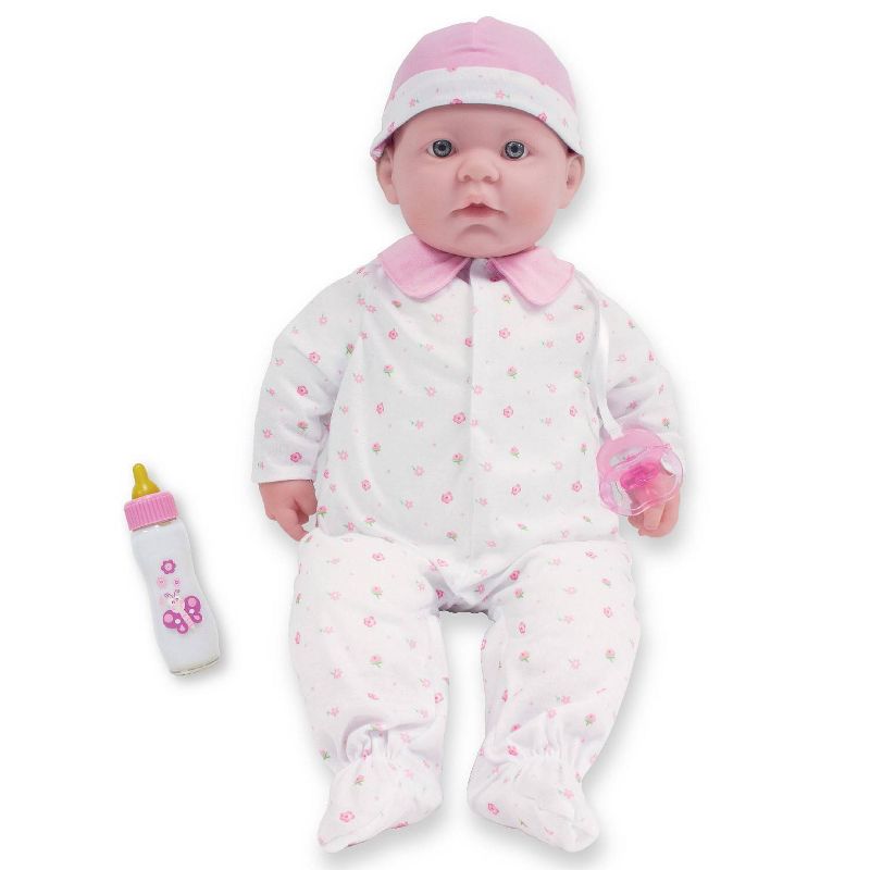 JC Toys La Baby 20&#34; Baby Doll - Pink Outfit, 1 of 11