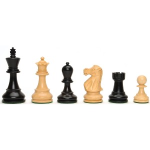 WE Games Jacques Chess Pieces - Weighted  with 3.5 in. King - 1 of 4