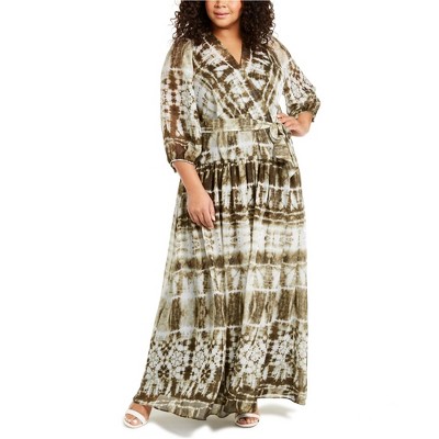 Calvin Klein Womens TieDye Maxi Dress