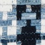 ivory blue/black