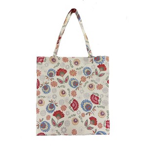 Signare USA Polish Folk Art Flower Beige Flat Bag - 1 of 3