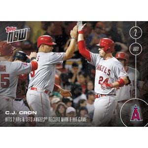 Topps MLB LA Angels C.J. Cron #204 2016 Topps NOW Trading Card - 1 of 2