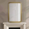 Madison Park 23"x35" Aurelia Rectangle Metal Frame Fluted Wall Mirror: Luxury Glam Decor, No Assembly Required - 3 of 4
