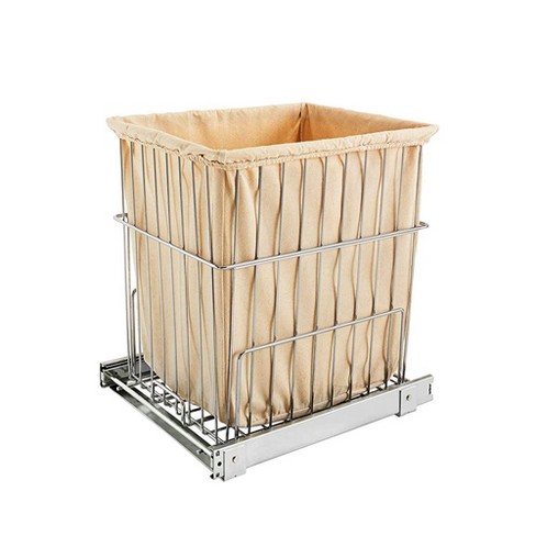 Rev A Shelf Hrv 1520 S Cr Wire Pullout Cabinet Laundry Hamper Basket Chrome Target