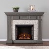 Dakesbury Faux Stone Electric Fireplace - SEI - 2 of 4