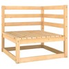 vidaXL 2 Piece Patio Lounge Set with Cushions Solid Wood Pine - 3 of 4