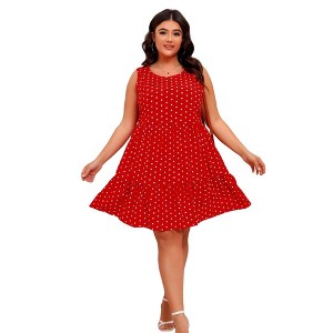 white christmas dresses Modest Red Knee Length Formal Dress with Bow Size 26W / Other