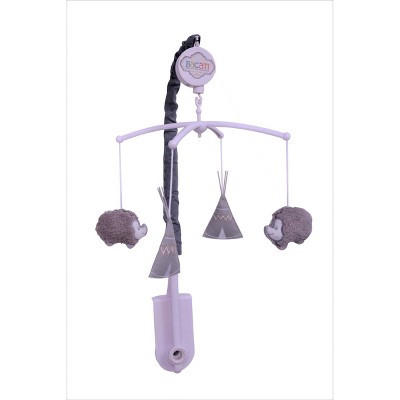 Bacati - Woodlands Gray/Beige Neutral Musical Mobile