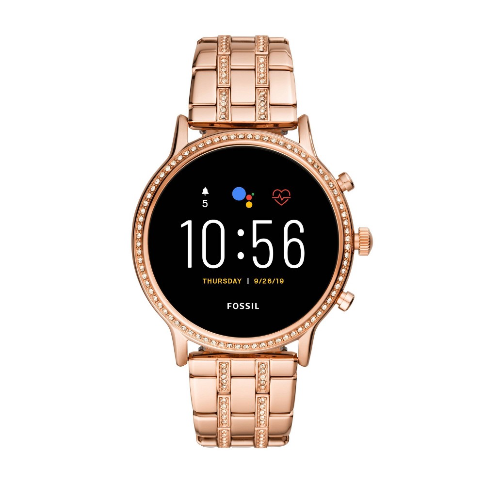 Fossil Gen 5 Smartwatch - Julianna HR Rose-Gold Tone Stainless Steel was $295.0 now $199.0 (33.0% off)