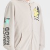 Boys' Pokemon Zip-Up Hooded Sweatshirt - Light Beige - 2 of 4