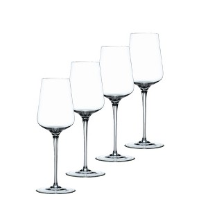 Nachtmann ViNOVA White – Set of 4 Lead-Free 12.8 oz Crystal Stemware, Tall Elegant Glassware for Enhancing Aromas & Flavors, Ideal for Dining - 1 of 4