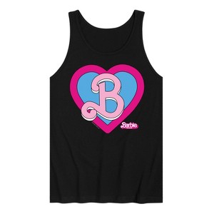 Men's - Barbie - Heart Crest Graphic Tank Top - 1 of 3