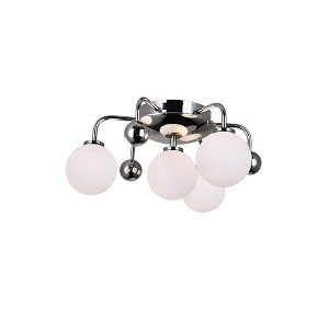 CWI Lighting Element 4 Light Flush Mount With Polished Nickel Finish - 1 of 4