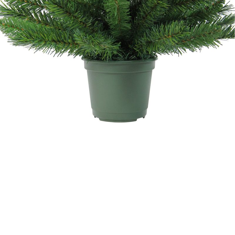 Northlight 3' Unlit Potted Artificial Christmas Tree Medium Norway Spruce, 5 of 6