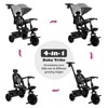 Infans 4-in-1 Toddler Tricycle Reversible Baby Trike W/ Height Adjustable Push Handle - 4 of 4