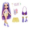 Rainbow High My Fashion Style Violet, Purple 11" Fashion Doll with Statement Outfit, Stylish Handbag - 2 of 4