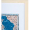 Chartrelle - 29" X 14" - Blue/Pink - Framed Textile Wall Art - WLA1002 - Safavieh - 4 of 4