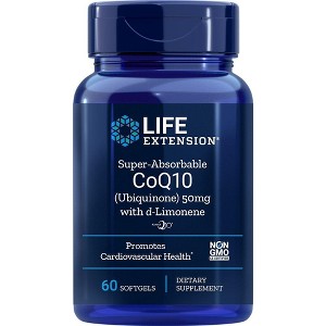 Super Absorbable CoQ10 50 mg w/d-Limonene by Life Extension  -  60 Softgel - 1 of 2