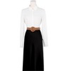 INSPIRE CHIC Women's Solid Color Retro Fashion Snake Pattern Buckle Decorative Wide Belts for Dresses - 4 of 4