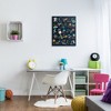Stupell Industries Starry Space Alphabet Fantasy Constellations UFO ABC's, 24" x 30" - 2 of 4