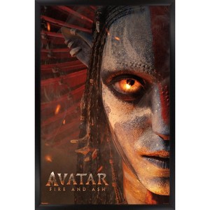 Trends International Avatar: Fire and Ash (2025) - Teaser One Sheet Framed Wall Poster Prints - 1 of 4