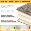 BAGOKIE 3 Piece Chenille Bathroom Rug Set - 4 of 4