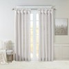 DSVIMOY Curtain Panels, Twist Tab Lined Window Curtain Panel for Living Room, Bedroom, Silver, 84"*50"*0.13" - 2 of 4