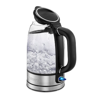 Cuisinart 1.7L Cordless Glass Electric Kettle with Stainless Steel Base