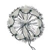 Tree Topper Finial 5.5 Inch Tinsel Snowflake Tree Topper Electric Finial Tree Toppers - 2 of 3