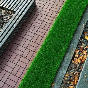 KTMBDW Plastic Interlocking Deck Tiles, 44 Pack , 12"x12" Waterproof Outdoor Flooring All Weather Use, Patio Floor Decking Tiles for Porch Backyard - 1 of 4