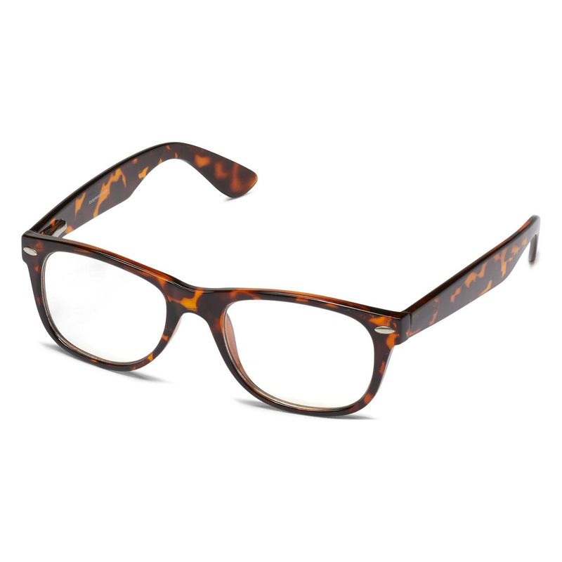 ICU Eyewear Screen Vision Blue Light Filtering Rectangular Glasses - Dark Tortoise, 3 of 7