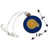 Albany State University Primary Logo Mini Small Tiny Wood Christmas Tree Holiday Ornament - 4 of 4