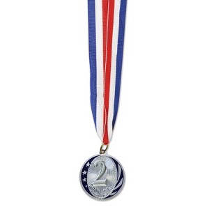 Place Medal w/Ribbon, 30"and 2" Medal, (6/Pkg) - 1 of 1