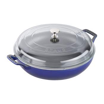 Staub Cast Iron 10-inch Round Double Handle Pure Griddle