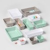 4pk Small Storage Trays Daydream Green - Brightroom™