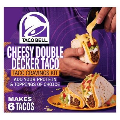 Taco Bell Cheesy Double Decker Taco Kit - 14oz