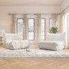 SYFERLORY Soft Beanbag Chair Set of 2，Fireside Bean Bag Lounger Memory Foam Chair For Home, Apartment Or Gaming Venue - 3 of 4