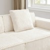 L-shaped corduroy modular sofa with free combination and boneless - 4 of 4