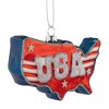 Northlight 4.25" Americana USA Glass Christmas Ornament - 3 of 4