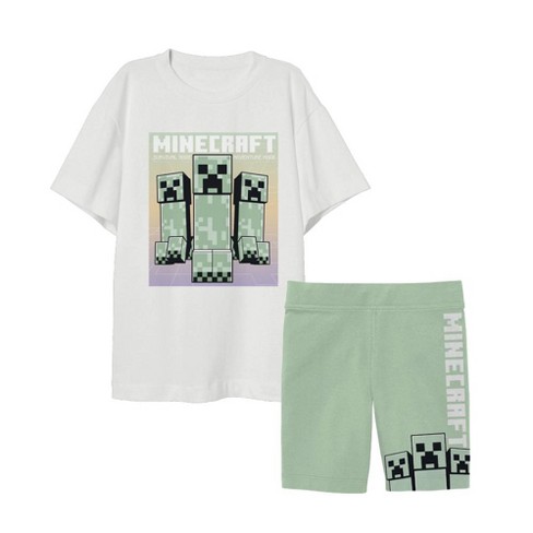 Minecraft best sale shorts pyjamas