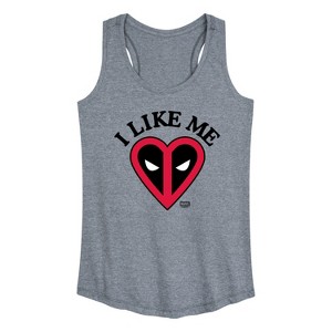 Women's - Marvel - Deadpool I Like Me Graphic Racerback Tank - 1 of 4
