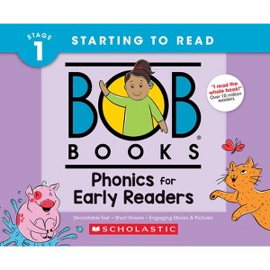 Bob Books - Phonics for Early Readers Hardcover Bind-Up Phonics, Ages 4 and Up, Kindergarten (Stage 1: Starting to Read) - by  Liza Charlesworth - 1 of 1