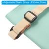 Unique Bargains Car Sun Visor Seat PU Leather Adjustable Elastic Strap Tissue Box Cover - 4 of 4