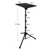 Projector Stand - Adjustable Height 22 to 63 Inches, Tripod for Laptop & Projector, Outdoor Movie - 2 of 4